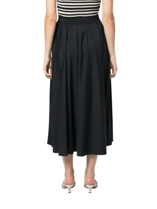 26SS 에르노 롱 스커트 GN000007D Black - HERNO