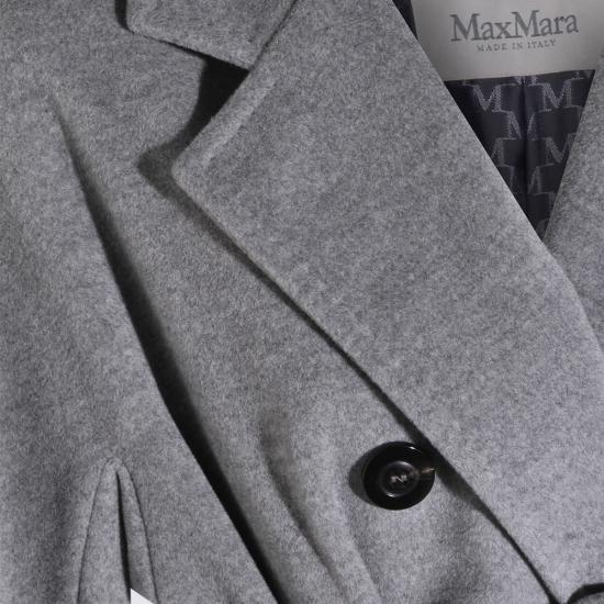  막스마라 코트 마담 울  라이트 그레이 - MAX MARA