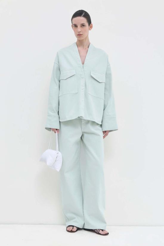  크리스티앙 뵈이넝스 셔츠 Christian Wijnants 타로사 셔츠 민트 미스트