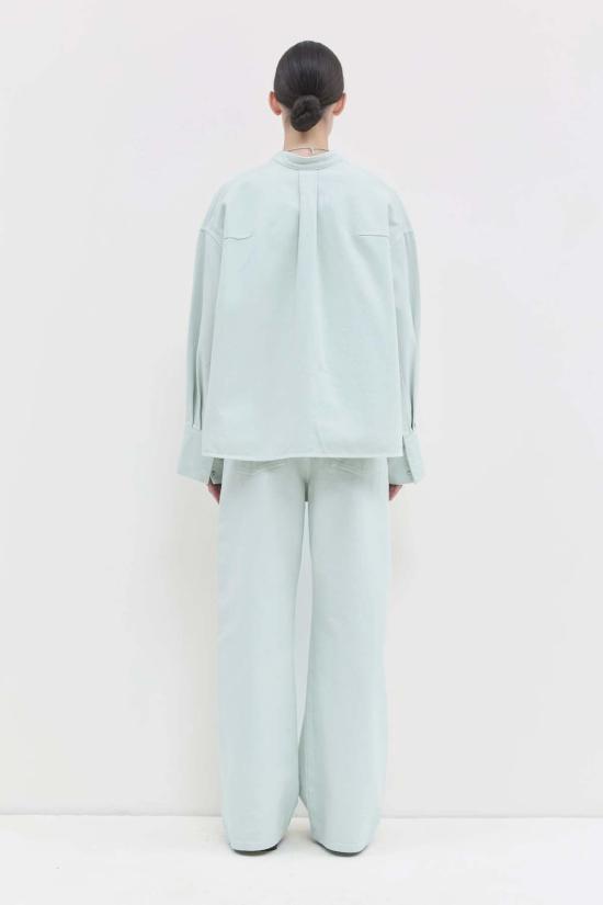  크리스티앙 뵈이넝스 셔츠 Christian Wijnants 타로사 셔츠 민트 미스트 - CHRISTIAN WIJNANTS