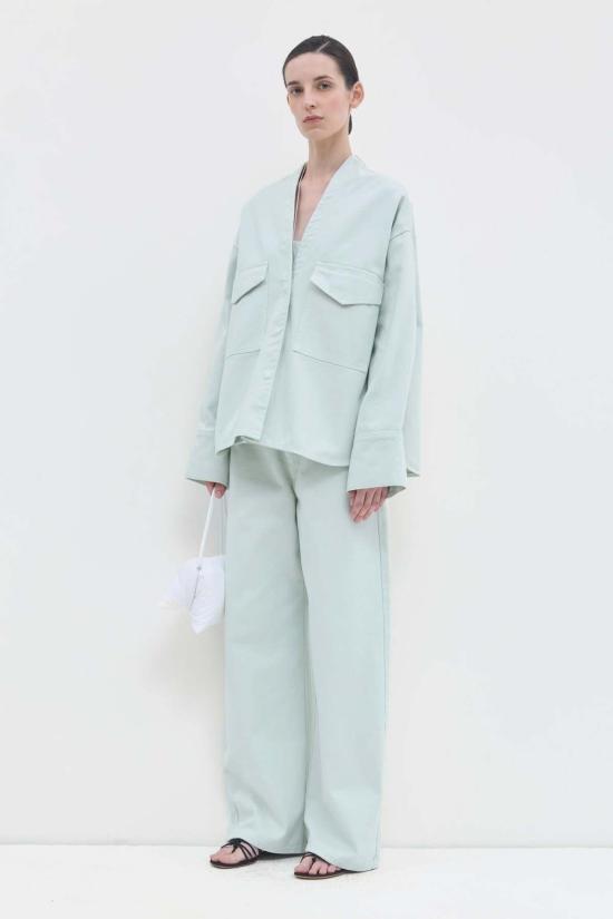  크리스티앙 뵈이넝스 셔츠 Christian Wijnants 타로사 셔츠 민트 미스트 - CHRISTIAN WIJNANTS