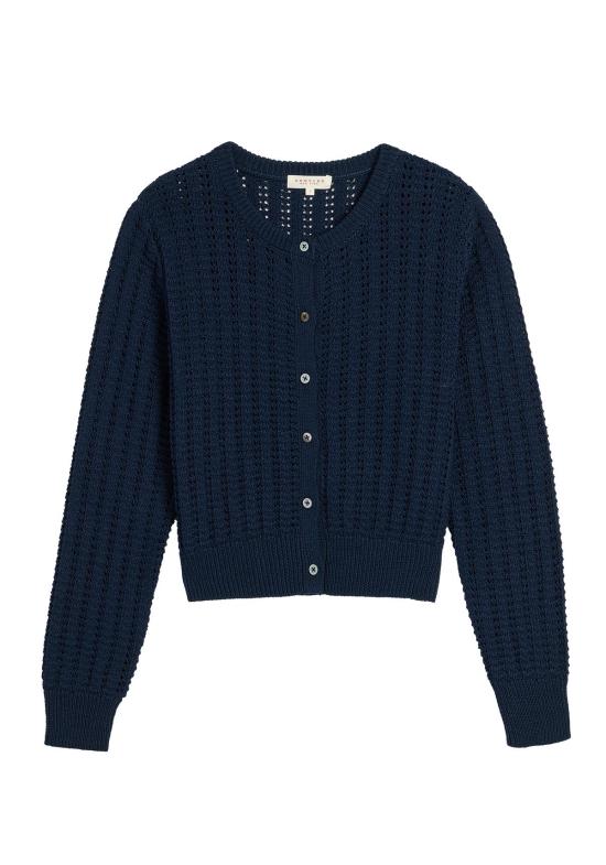  데미리 뉴욕 가디건 데밀리 클레어 코튼 크로셰 - DEMYLEE