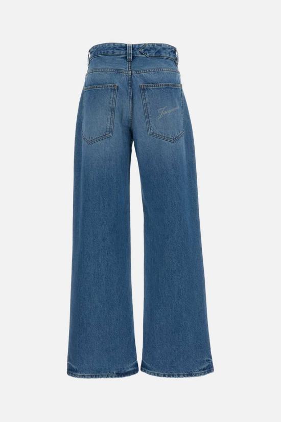  자크뮈스 데님 팬츠 Jacquemus Le De Nimes 라지 진 블루 - JACQUEMUS