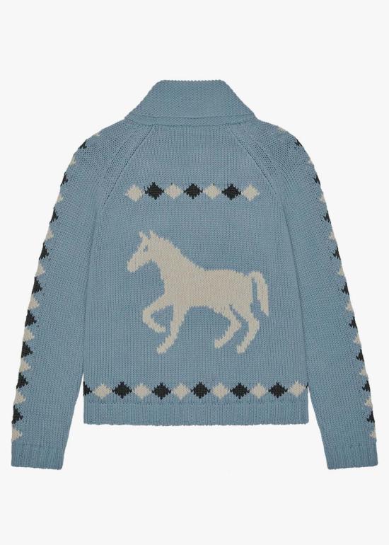  더 그레이트 가디건 그레이트. 스테이블 카디건 블루 - THE GREAT