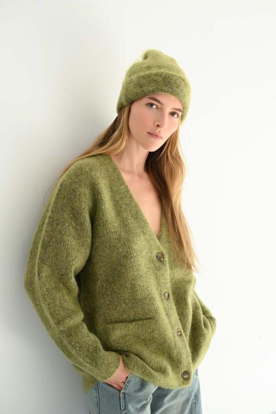  사야카 다비스 뉴욕 가디건 사야카 데이비스 뉴욕 모헤어  말차 - SAYAKA DAVIS NEW YORK