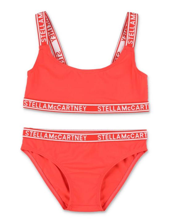  [키즈] 스텔라 맥카트니 비키니 스텔라 매카트니 로고 비키니 세트 (레드)