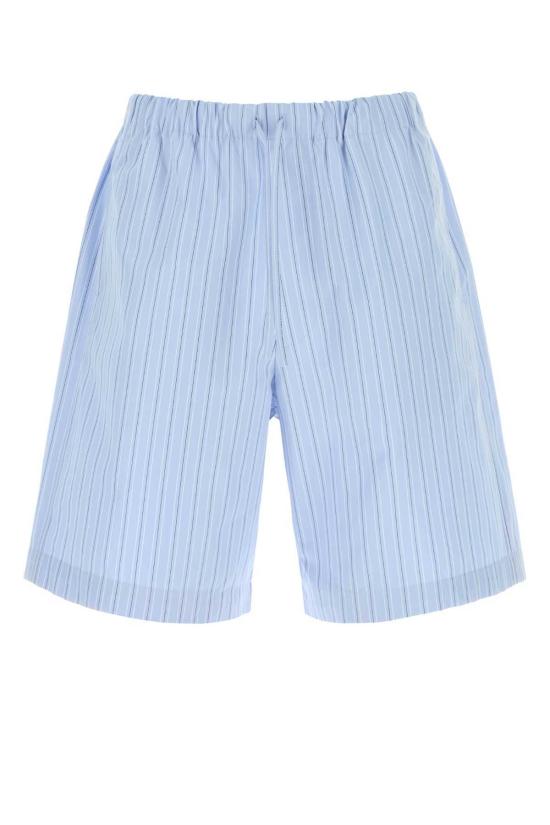  드리스 반 노튼 숏팬츠 드리스 반 노텐 자수 오피니 피페리 버뮤다 쇼츠 라이트 블루