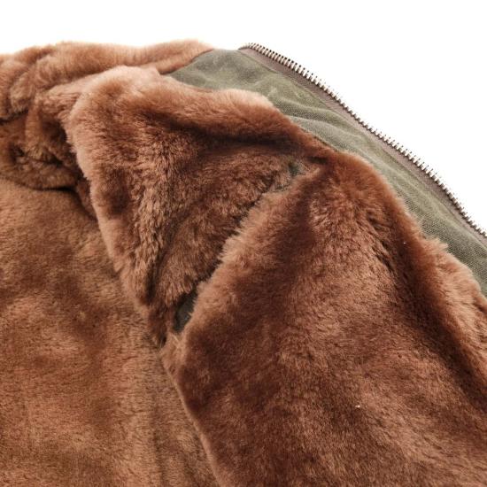  프리노트 클로스 무스탕 RJ 2 20온스 시어링 안감 왁스 캔버스 재킷 - FREENOTE CLOTH