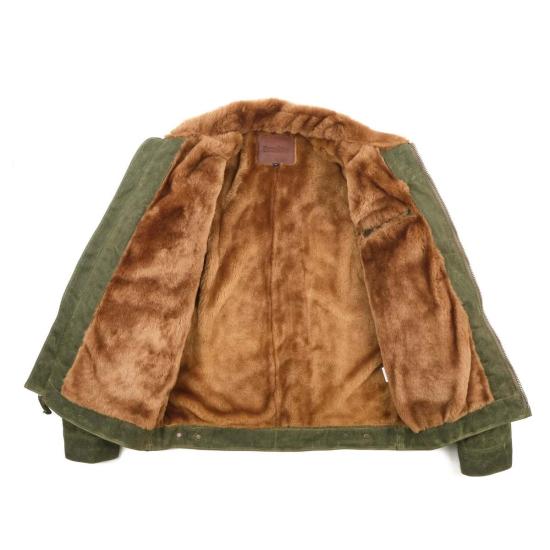  Freenote Cloth 무스탕 프리노트 클로스 RJ 2 20온스 시어링 안감 왁스 캔버스 재킷 - OTHER BRANDS