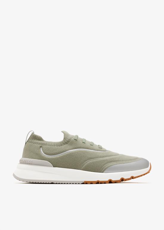 26SS 브루넬로 쿠치넬리 스니커즈 MZUAUFO340 CPM73 OLIVE DOM