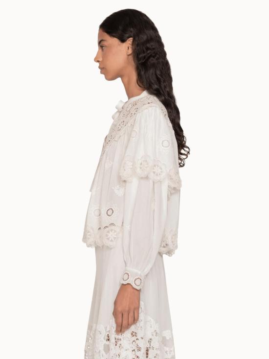  씨뉴욕 긴팔 티셔츠 Sea Ny Sofia 긴팔 상의 크림색 - SEA NY