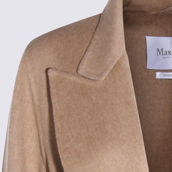  막스마라 코트 막스 마라 맥시  브라운 - MAX MARA