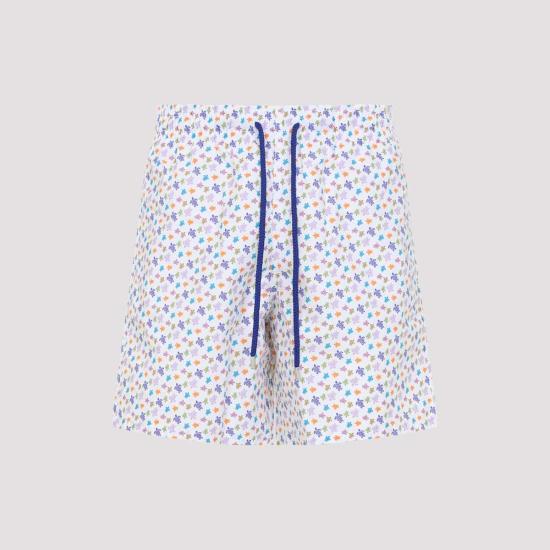  빌보콰 스윔팬츠 빌브레킨 무레아 마이크로 터틀 수영복 블랑 - VILEBREQUIN