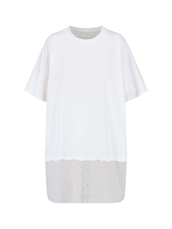  MM6 메종마르지엘라 숏 원피스 Mm6 메종 마르지엘라 티셔츠 드레스 화이트