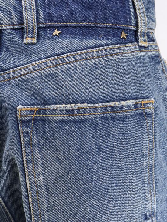  골든구스 데님 팬츠 킴 데님 미디엄 워시 진 블루 - GOLDEN GOOSE