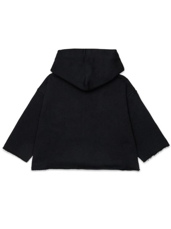  [키즈] MM6 메종마르지엘라 풀오버 메종 마르지엘라 로고 블랙 키즈 MM6 스웨트셔츠 - MM6 MAISON MARGIELA