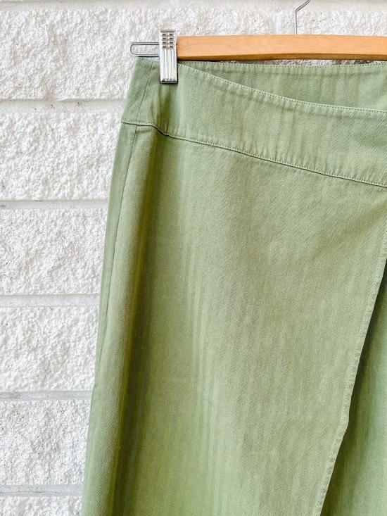  더 그레이트 데님 스커트 위대한. 랩 스커트 카미 - THE GREAT