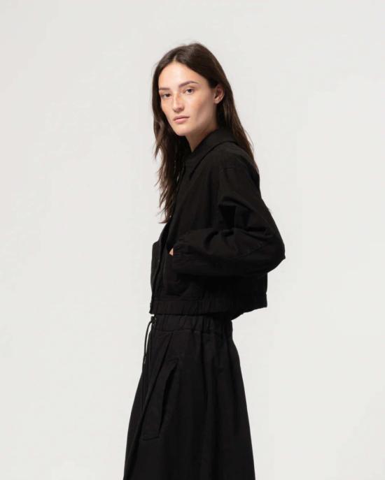  걸스오브더스트 셔츠 Girls Of Dust 장인 정신이 깃든 면 린넨 셔츠 블랙 - GIRLS OF DUST