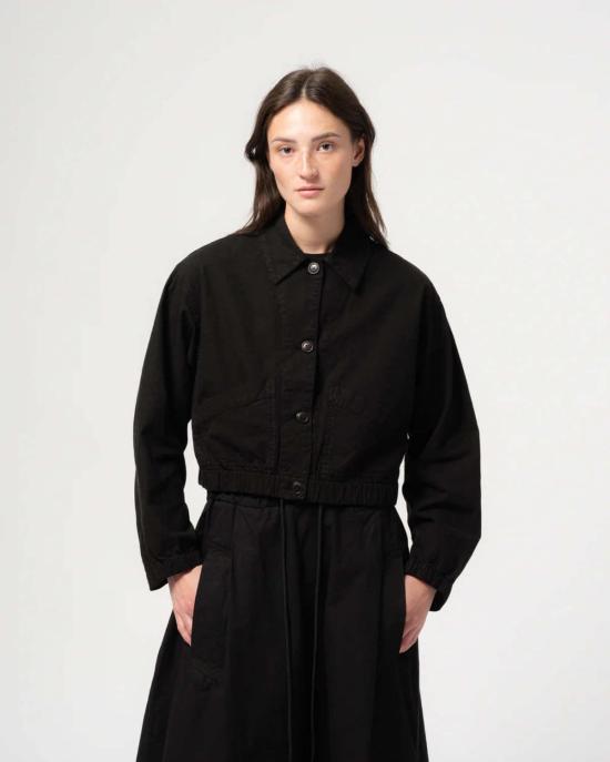  걸스오브더스트 셔츠 Girls Of Dust 장인 정신이 깃든 면 린넨 셔츠 블랙