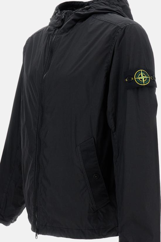  스톤 아일랜드 자켓 후드 재킷 블랙 - STONE ISLAND