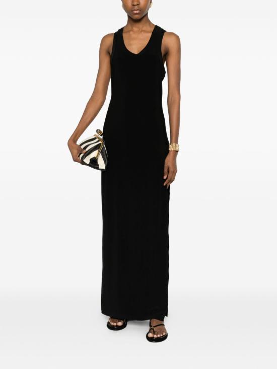 26SS 노마카말리 미디 원피스 KK4253PLT18001 BLACK Black - NORMA KAMALI