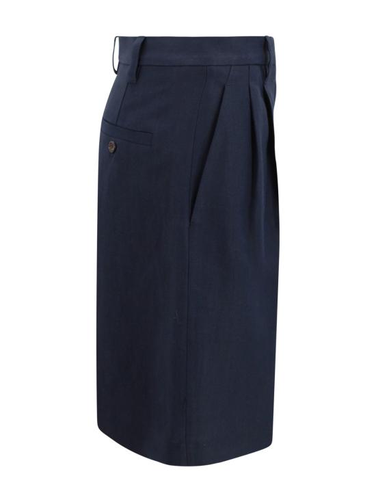  브루넬로 쿠치넬리 숏팬츠 Brunello Cucinelli 플리츠 쇼츠 Abisso - BRUNELLO CUCINELLI