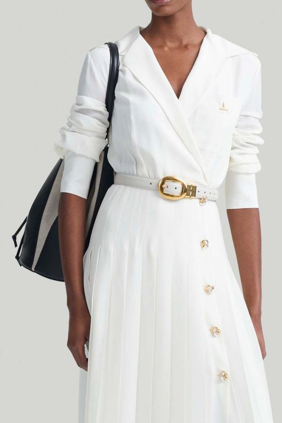  알투자라 레귤러 벨트 빈티지 황동 버클 - ALTUZARRA