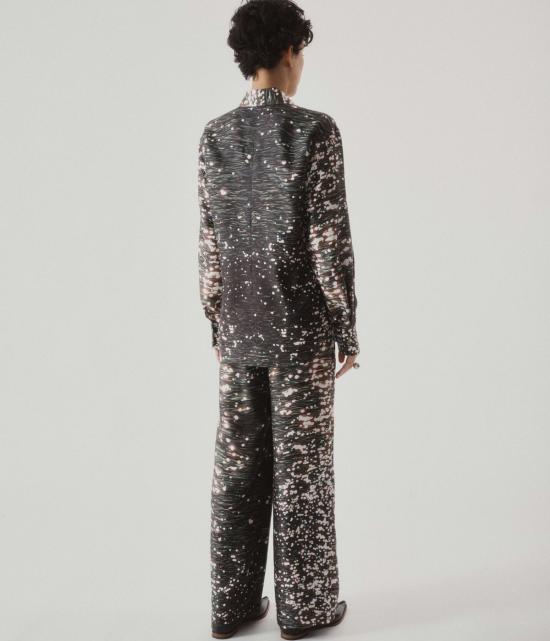  사야카 다비스 뉴욕 스트레이트 팬츠 사야카 데이비스 뉴욕 풀온 팬츠 프린트 - SAYAKA DAVIS NEW YORK