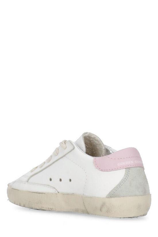  [키즈] 골든구스 스니커즈 골든 구스 패치 장식 레이스업 키즈 스니커즈 - GOLDEN GOOSE