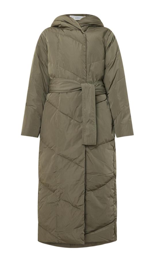  Inwear 봄버 자켓 인웨어 야즈 롱 재킷 그린