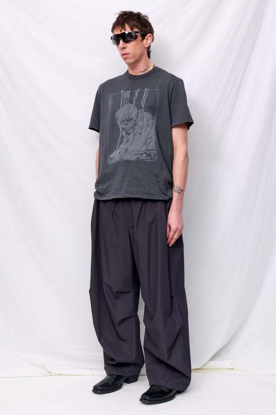  아워레가시 반팔 티셔츠 우리의 유산, 화난 팬레터 프린트 박스 티셔츠 - OUR LEGACY