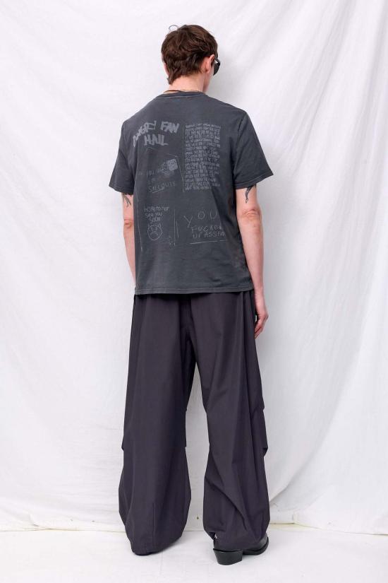  아워레가시 반팔 티셔츠 우리의 유산, 화난 팬레터 프린트 박스 티셔츠 - OUR LEGACY