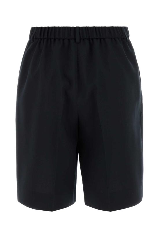  구찌 숏팬츠 다크 블루 울 반바지 - GUCCI