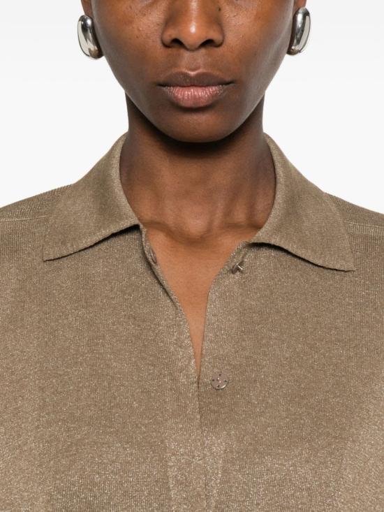  파비아나 필리피 반팔 티셔츠 반팔 셔츠 (연한 갈색) - FABIANA FILIPPI