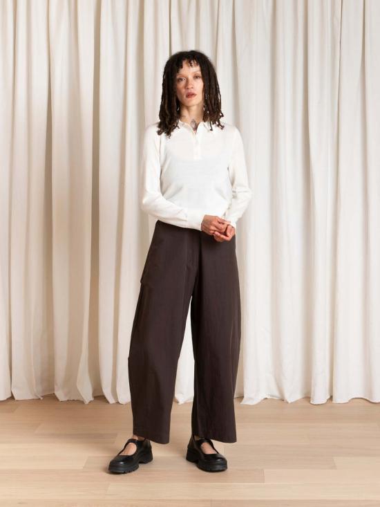  알리 골든 스웨터 핏 폴로 풀오버 - ALI GOLDEN