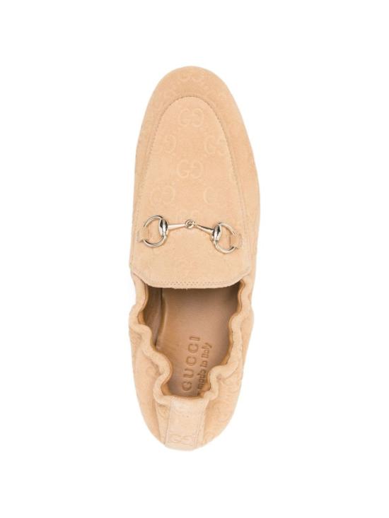  구찌 로퍼 조던 가죽  베이지 - GUCCI