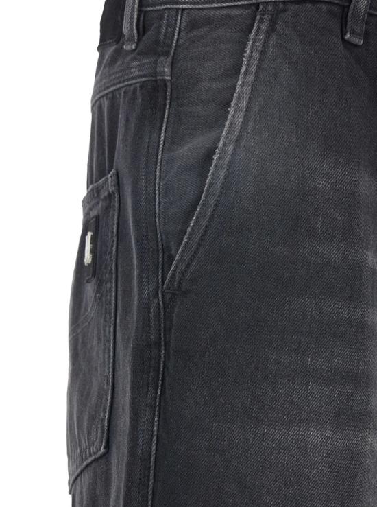  아미리 데님 팬츠 블랙 진 (로고 패치 포함) - AMIRI