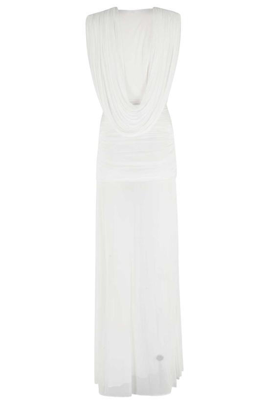  크리스토퍼에스버 롱 원피스 크리스토퍼 에스버 리플 드레이프 가운 드레스 화이트 - CHRISTOPHER ESBER
