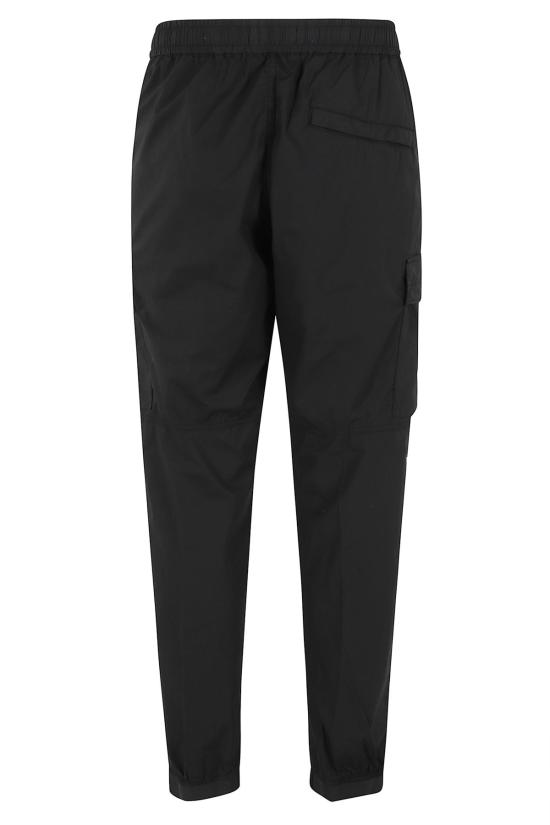  스톤 아일랜드 치노 팬츠 파라슈트 팬츠 블랙 - STONE ISLAND