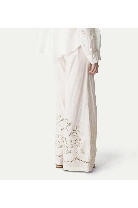  포르테포르테 크롭 팬츠 포르테 루나마리스 자수 회사 팝라인  아보리오 - FORTE FORTE