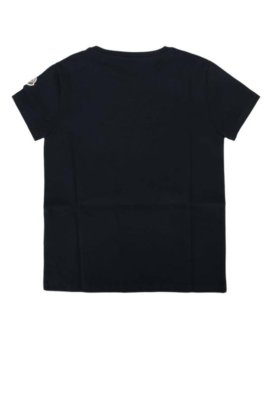  [키즈] 몽클레어 티셔츠 키즈 반팔 티셔츠 블루 네이비 - MONCLER