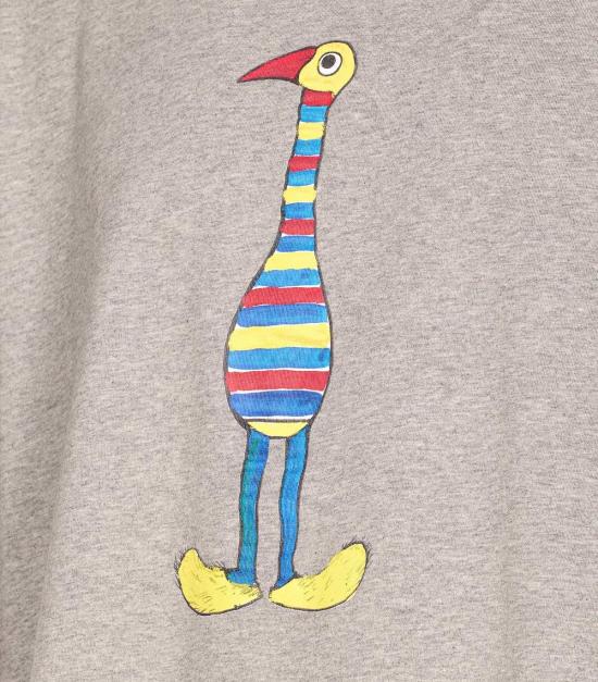  마르니 반팔 티셔츠 티셔츠 그레이 - MARNI