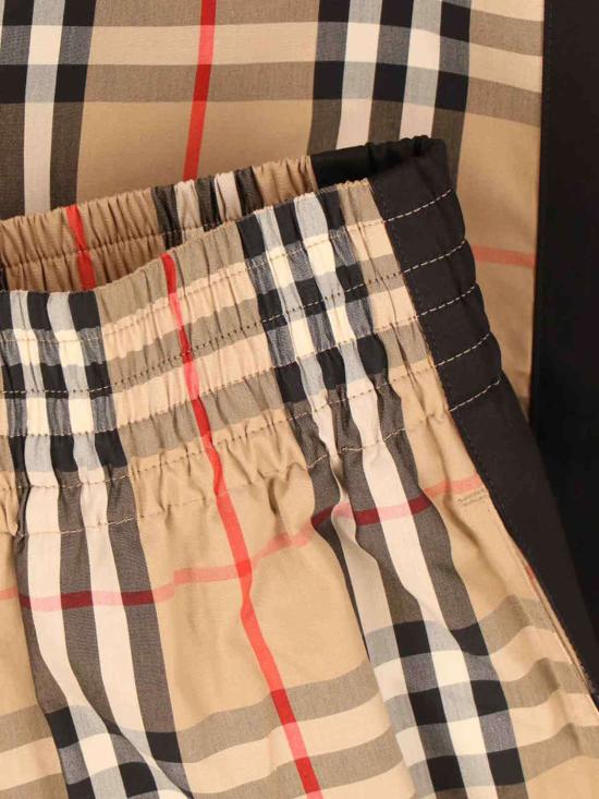  버버리 숏팬츠 체크 쇼츠 베이지 - BURBERRY