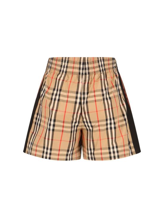  버버리 숏팬츠 체크 쇼츠 베이지 - BURBERRY