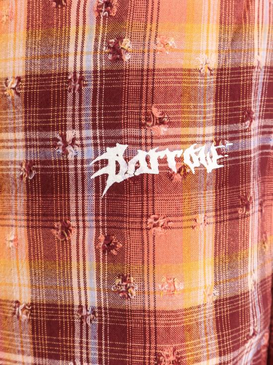  바로우 숏팬츠 비스코스 및 코튼 혼방 버뮤다 반바지 멀티컬러 - BARROW