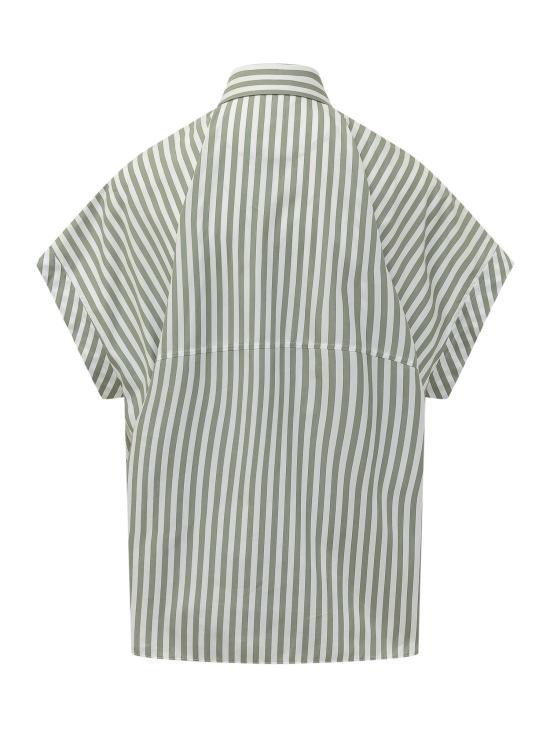 26SS 브루넬로 쿠치넬리 셔츠 MH744MP205 C054 VERDE BIANCO - BRUNELLO CUCINELLI