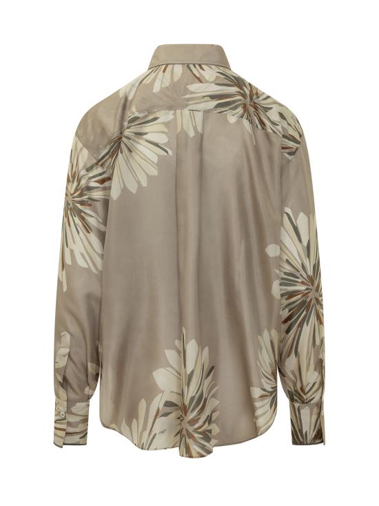 26SS 브루넬로 쿠치넬리 셔츠 MQ967RH206 C009 KAKI - BRUNELLO CUCINELLI