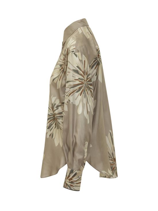 26SS 브루넬로 쿠치넬리 셔츠 MQ967RH206 C009 KAKI - BRUNELLO CUCINELLI