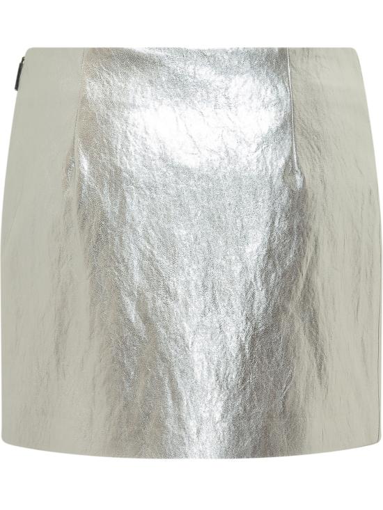 26SS 엠에스지엠 숏 스커트 4042MDD03267305 90 SILVER - MSGM