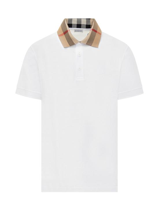 26SS 버버리 코튼 폴로 셔츠 8071621 A1464 WHITE